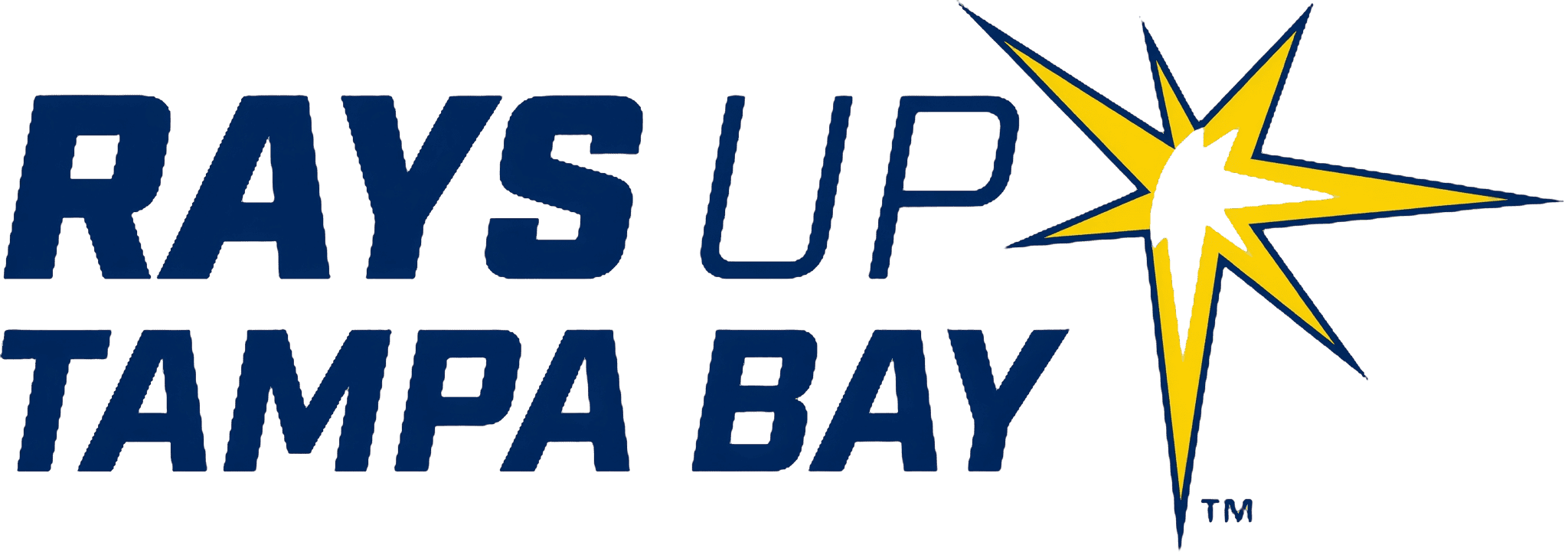 Rays Up Tampa Bay logo with star without bg.
